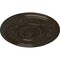 Ekena Millwork Marseille Ceiling Medallion (Fits Canopies up to 4 1/4"), 16 1/8"OD x 5/8"P, Stone Hearth Crackle CM16MASHC - alternate 4